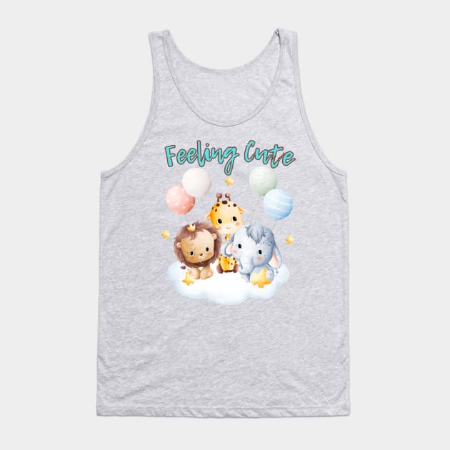 Cute Little Baby Animals #15 Tank Top by Gileart